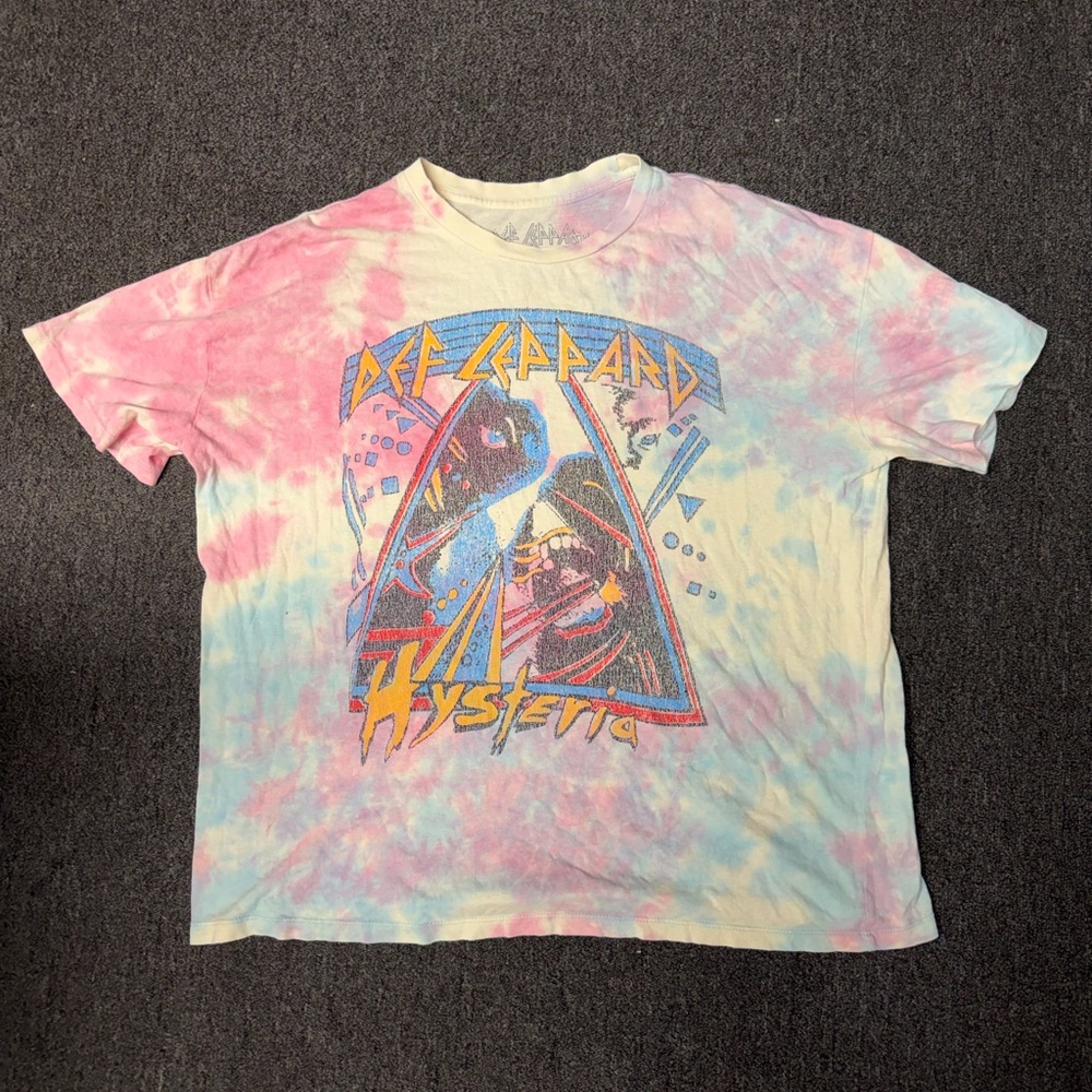 Def Leppard Tie-Dye XL T-Shirt